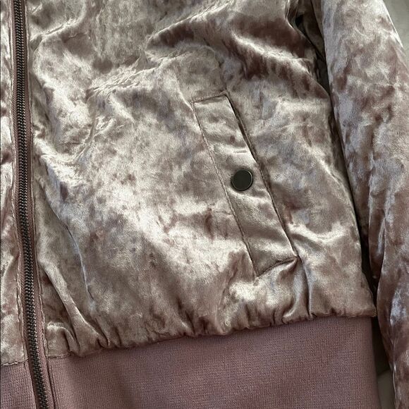 Ashley By 26 International Mauve Bomber Jacket Size M GUC - Picture 5 of 6